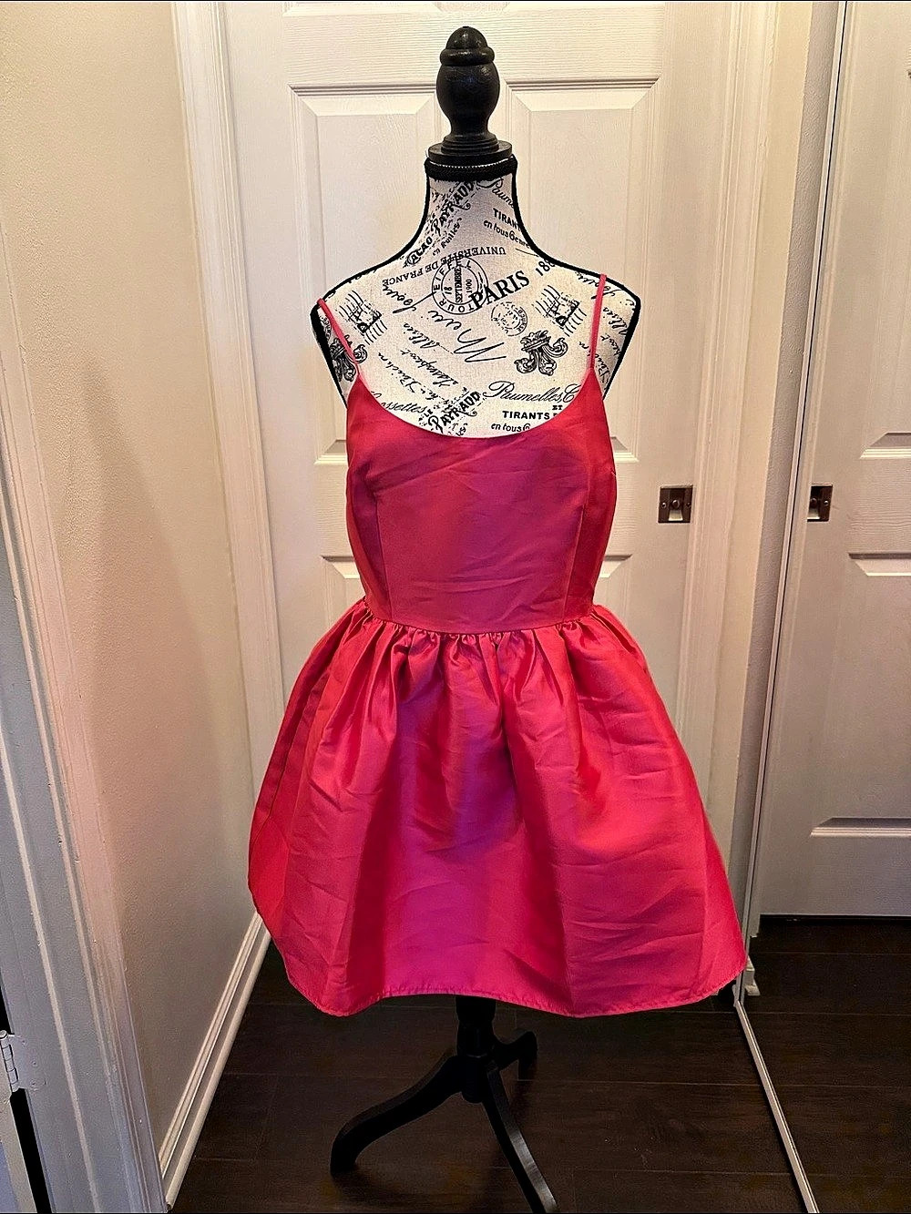 Nasty Gal Satin Mini Dress in Pink Size Large NWT